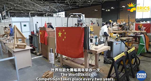 China's presence at the World Skills Competition in Lyon